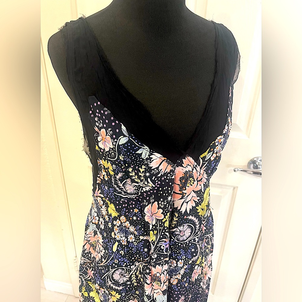 Free People Intimately Floral Tie Back Slip Dress